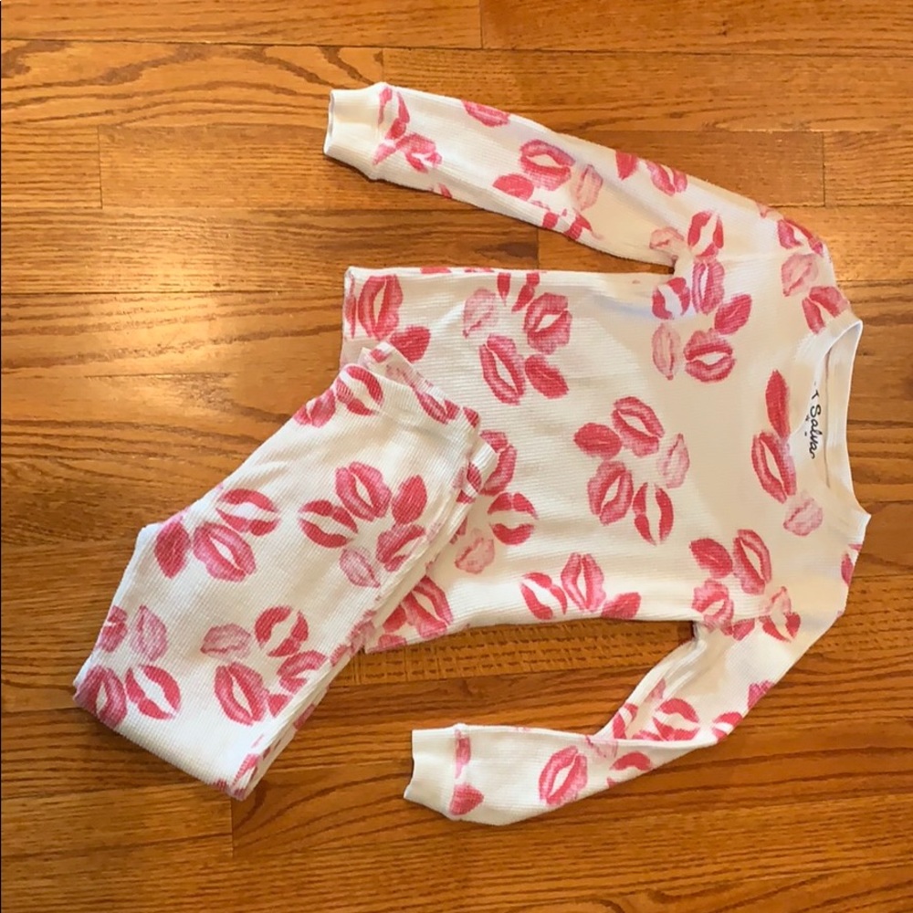 Girls thermal pajama set